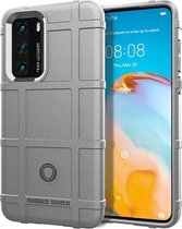 Voor Huawei P40 Volledige dekking schokbestendige TPU Case (grijs)