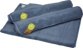 ARTG® Towelzz - Badmat - 100% Katoen - Zware kwaliteit - 50 x 80 cm -  Spijkerstof Blauw - Jeans Blue