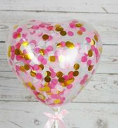 HARTJES-CONFETTI-VALENTIJN/MOEDERDAG-MINI-5INCH-BALLON