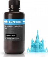 Anycubic - SLA 3D printer - UV resin - 0,5 liter - Aqua Blue