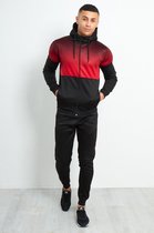 JC Blue Trainingspak heren – Rood Zwart Tone - Tracksuit heren - Joggingpak heren – maat S