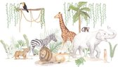 Safari collectie - Complete Safari muursticker set