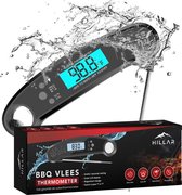 Hillar® Vleesthermometer BBQ Draadloos - Digitaal - Suikerthermometer - Kernthermometer - Kookthermometer - Oventhermometer