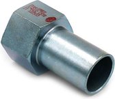 Steelpres C-staal M 22mm x 3/4inch persfitting Insteekkoppeling binnendraad MxRp