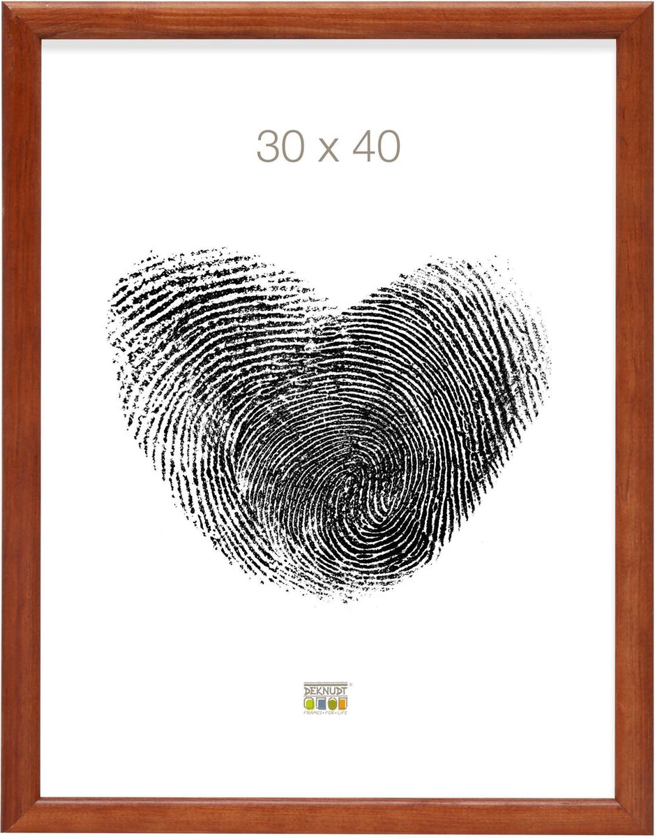 Deknudt Frames Fotolijst - bruin - S40CH3 - fotomaat: 30x40cm