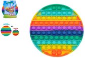 Plop up Pop it XXL Fidget Toys Rainbow Rond 20cm