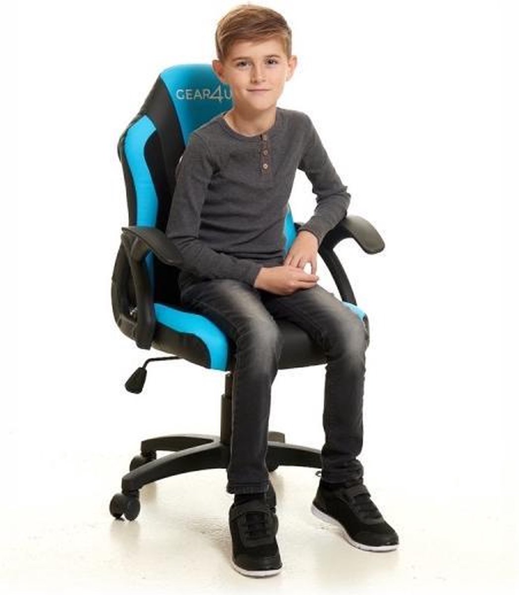 Gear4U Junior Hero gaming stoel - gamestoel voor kinderen / game stoel voor  kinderen -... | bol.com