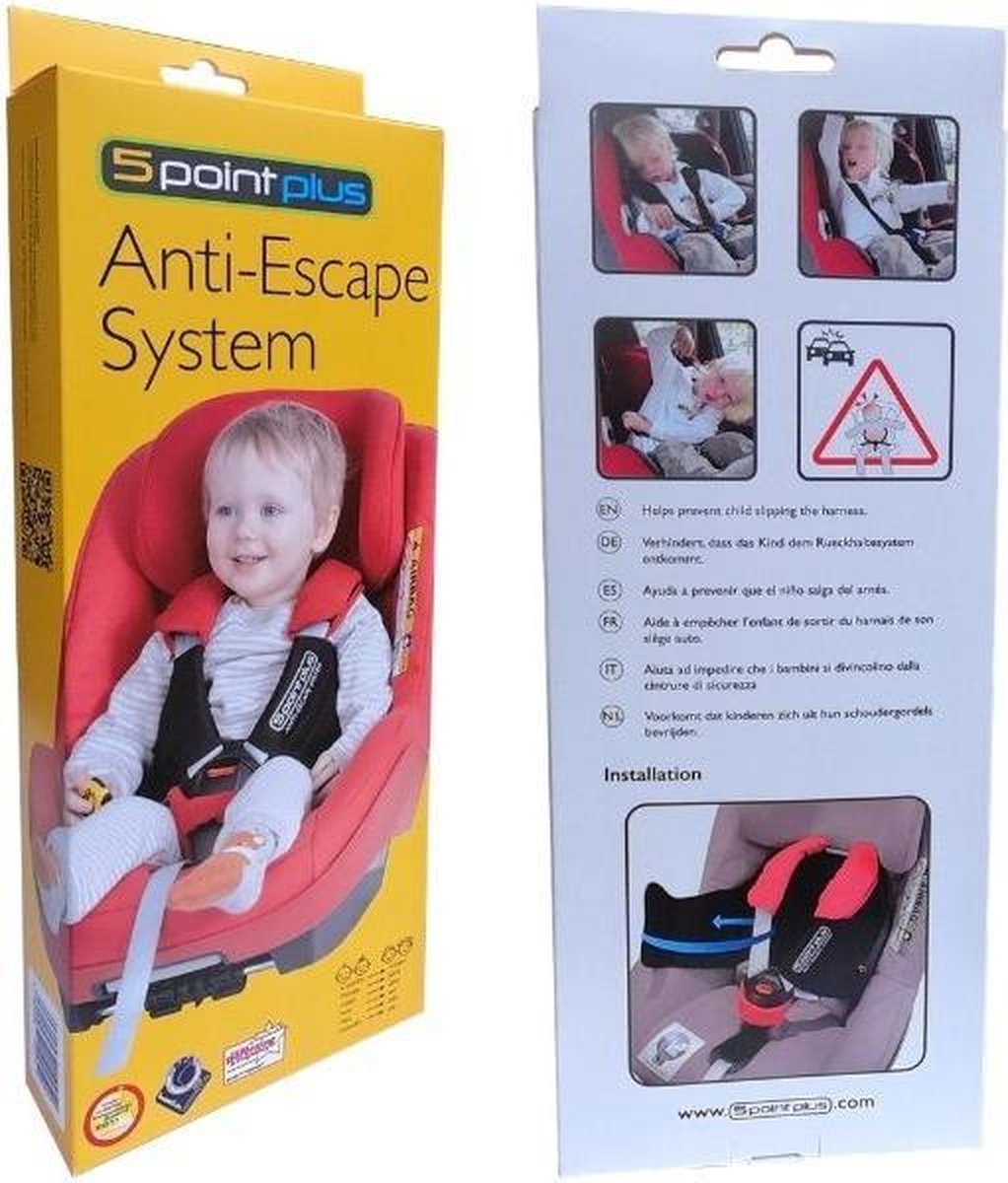 Ceinture de sécurité enfant - Harnais siège auto - Anti Escape System pour  les enfants
