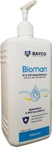 Bioman12x1L desinfectie spray - 12x1L alcohol ontsmettingsspray voor oppervlakken - snelle materialen reiniger - effectief tegen virus - zuinig in gebruik