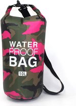 Packaway DryBag - Waterdichte Tas - Zeiltas - Outdoor Rugzak - Dry Bag - 10 Liter - Roze