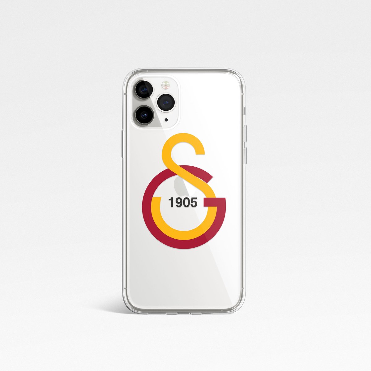 iPhone 12 hoesje - iPhone 12 Pro hoesje - iPhone 12 case - hoesje iPhone 12 - hoesje iPhone 12 Pro - iPhone 12 Pro case - Siliconen hoesje - Transparant - Case met Galatasaray logo