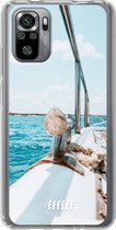6F hoesje - geschikt voor Xiaomi Redmi Note 10S -  Transparant TPU Case - Sailing #ffffff
