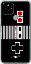 6F hoesje - geschikt voor Google Pixel 5 -  Transparant TPU Case - NES Controller #ffffff