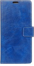 Mobigear Basic Bookcase Hoesje - Geschikt voor Samsung Galaxy A9 (2018) - Blauw