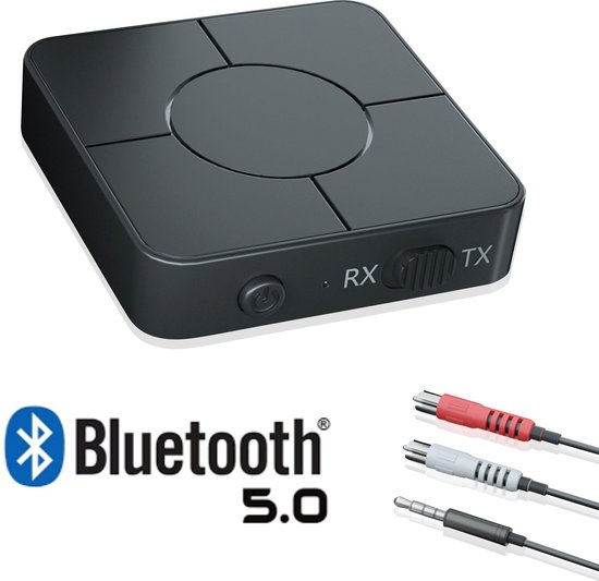Récepteur et émetteur Bluetooth 2 en 1 Phannie - Adaptateur Audio - BT 5.0  - AUX / RCA... | bol.com