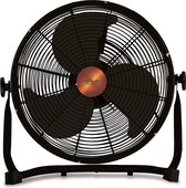 Cecotec Stille Design Vloerventilator - Ventilator staand - Verstelbaar - 3 snelheden - Ventilatoren tafel en vloer - Koperen motor - Zwart