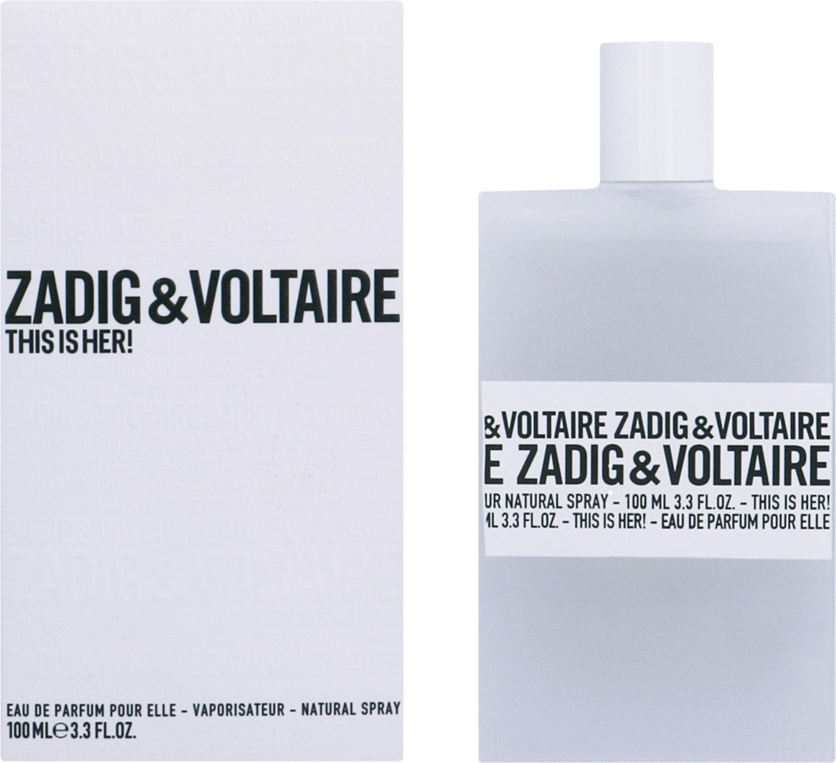 Zonder Hilarisch activering Zadig & Voltaire This Is Her 100 ml - Eau de Parfum - Damesparfum | bol.com