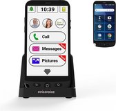Swissvoice G50 Plus Senioren Smartphone - Met Extra oplaadstation + Gratis Horend Goed telefoonhoesje