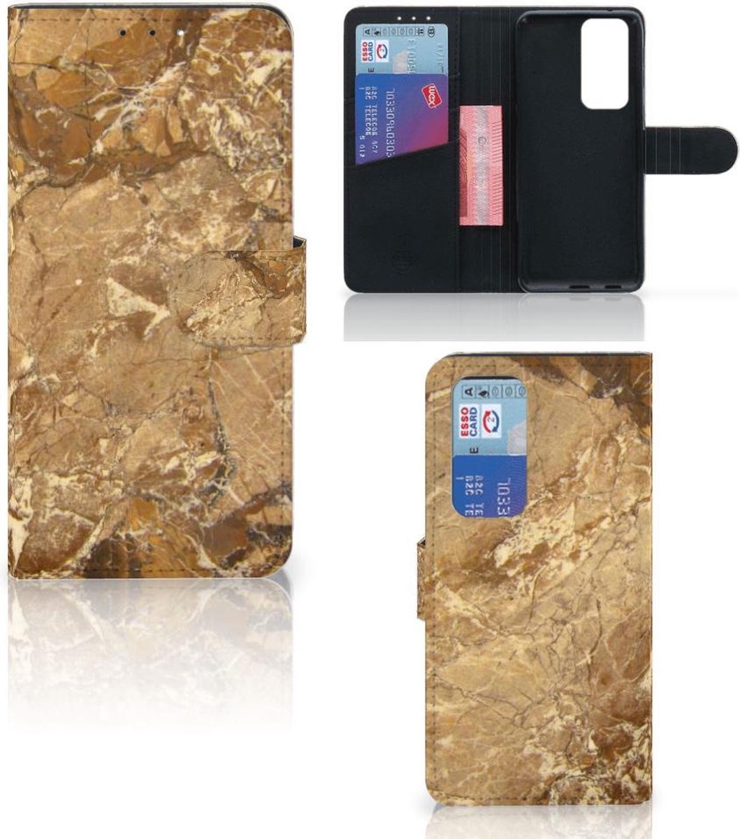 OPPO Find X3 Neo 5G Bookcase Marmer Creme