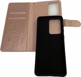 ZKl Telecom Telefoonhoesje - Book Case - Geschikt Voor Samsung Galaxy S20 Ultra - Roze