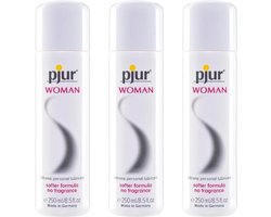 Pjur Woman Glijmiddel 250 ml - Voordeelpakket (3-stuks)