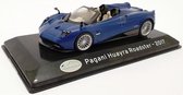 Pagani Huayra Roadster 2017 (Blauw) (10 cm) 1/43 Atlas - Modelauto - Schaalmodel - Model auto - Miniatuurauto - Miniatuur autos