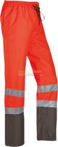 Werkkleding Sioen 5887A2Eu1717 Lim - Regenbroek Ronan Rood / Grijs - Maat: XL, Kleur: Rood