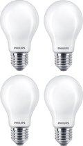 4 stuks Philips led lamp E27 4.5W 470lm 2700K Mat Niet dimbaar A60