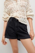 Mango Broek Mom Fit Denim Short 17040807 Tn Dames Maat - W40