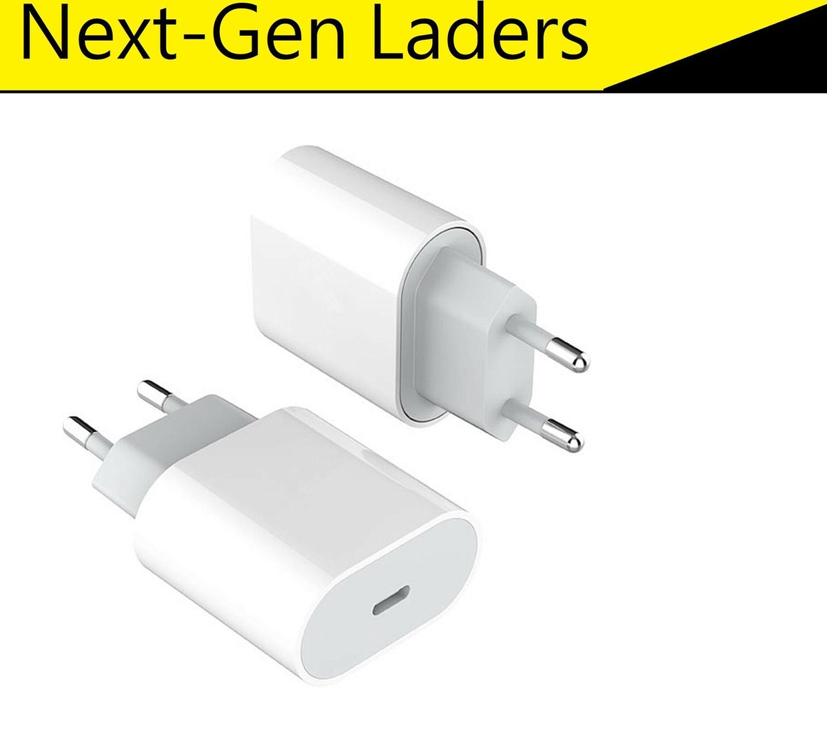 3x iPhone 12 oplaadstekker 20W USBC Power oplader Apple iPhone 12 Apple iPad