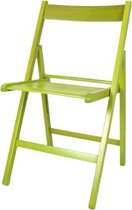Gerimport Klapstoel 43,5 X 28 X 88 Cm Hout Groen
