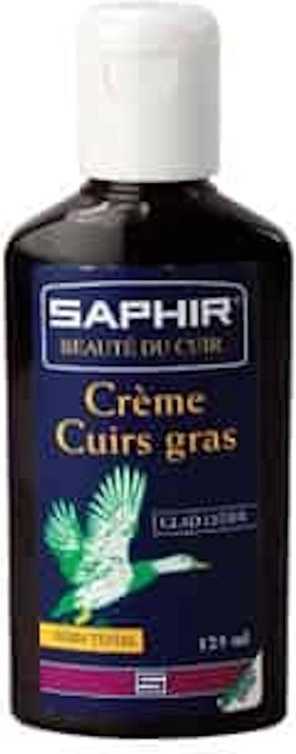 Saphir Creme Cuirs Gras / Oiled Leather Cream Zwart | bol.com
