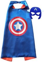 Captain America cape + masker / verkleed pak / verkleedkleding / verkleden kind
