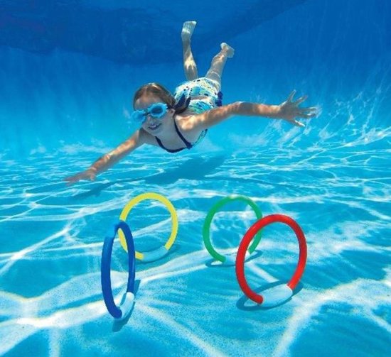 Water speelgoed - Zwembad - Zwemmen - Zomer - Opduiken - Duiken -  Onderwater - Ringen... | bol.com