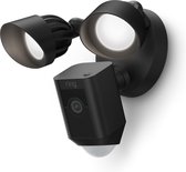 Ring Floodlight Camera Wired Plus - Zwart