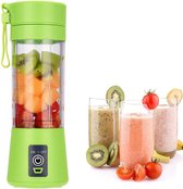 Draagbare Mini Blender To Go - Portable USB Blender - Mini Smoothie Blender - 380 ml - Groen