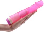 Realistische Dildo Vibrator Pink Doorzichtig - Stimulerend voor vrouwen - Stimulerend voor clitoris - Spannend voor koppels - Sex speeltjes - Sex toys - Erotiek - Sexspelletjes voo