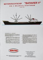 modelbouw, bouwplaat M.S. Batavier V, schaal 1/250