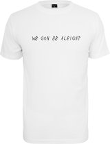 Heren T-Shirt We Gon Be Alright EMB Tee wit