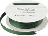 Decoratie lint, b: 6 mm, groen, 15m