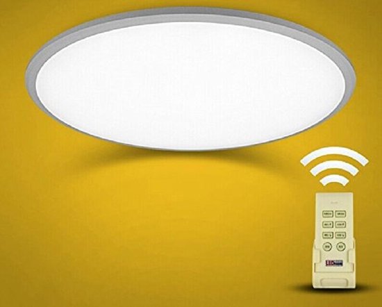 Blij Doodskaak vertrekken LED plafondlamp - plafonnière - ronde plafondlamp – plafondlamp met  afstandsbediening... | bol.com