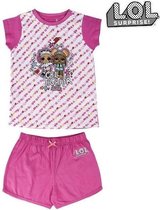 LOL kinder zomer kledingset/pyjamaset  roze maat 5 jaar! (110)