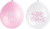 Geboorte Ballonnen Baby Shower Roze 25cm 10st