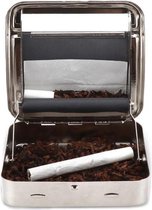 sigarettenmakers | ROLLER BOX | Shag klapdoosje metaal | sigaretten maker | tabak | sigaretten rollen