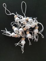 Geluksbruidspaar 5 paar (vrouw-vrouw) | gelukspoppetjes