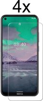 Screenprotector Nokia 5.4 - Beschermglas Nokia 54 Screenprotector Glas – Nokia 5.4 Screen Protector - 4 stuks