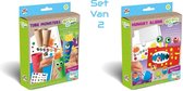 Knutselen Meisjes - Knutselen Jongens - Knutseldoos - Recycle en Create Set van 2 - Knutselen voor kinderen - Knutsel set - Hobby - Vakantiepakket - Kleuren - Knutselpakket - Hobby