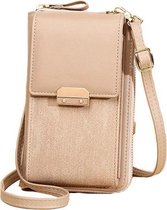 Smartphone Tasje - Lux Beige | Telefoon / Crossbody Tas | Kunstleer | 18,5 x 11 x 5 cm