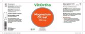 VitOrtho Magnesium Citraat 200 mg - 250 tabletten - Mineralen - Voedingssupplement