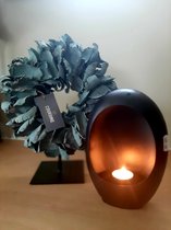 Alinterieur - Krans - Palm wreath - Aqua green -  25 cm